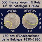 België. Baudouin I (1951-1993). 500 Francs 1980 Hybride