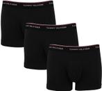 Tommy Hilfiger Boxershorts 3-Pack Trunk Zwart maat S Heren, Kleding | Heren, Ondergoed, Verzenden, Zwart, Tommy Hilfiger, Boxer