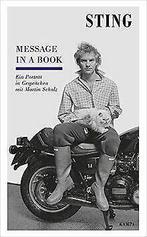 Sting - Message in a book: Ein Porträt in Gespräche...  Book, Boeken, Verzenden, Zo goed als nieuw, Kampa Verlag