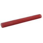 vidaXL Kippengaas 25x1,5 m staal met PVC coating rood, Tuin en Terras, Verzenden, Nieuw