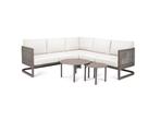 Veiling - Outdoor Loungeset Sierra corner - bruin (quick dry, Nieuw