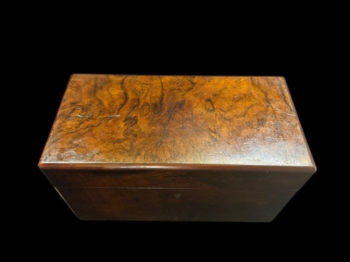 Doos - Hout, Messing - theedoos, Antiek en Kunst, Antiek | Overige Antiek