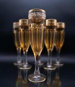 Champagne fluitje (6) - handgesneden - Kristal