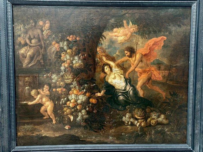 Jan Pauwel II Gilleman (1651-1704), Kring van - Scena, Antiek en Kunst, Kunst | Schilderijen | Klassiek