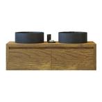 Gliss Design Onderkast Ares 120 cm Castle Brown Met 2 Lades, Doe-het-zelf en Bouw, Ophalen of Verzenden, Nieuw, Bad