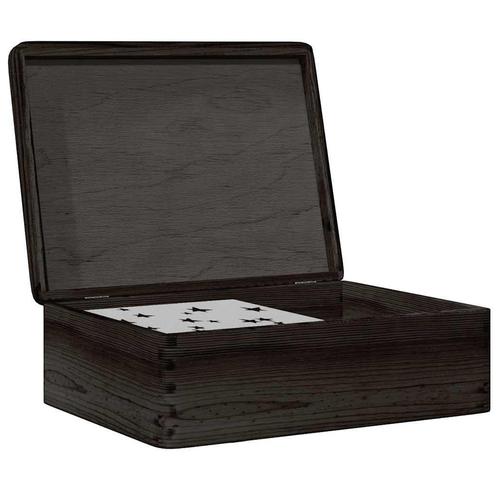 vidaXL Houten kist met deksel 40x30x13 cm massief grenenhout, Doe-het-zelf en Bouw, Kratten en Dozen, Nieuw, Verzenden