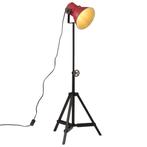 vidaXL Vloerlamp 25 W E27 35x35x65/95 cm verweerd rood, Huis en Inrichting, Verzenden, Nieuw