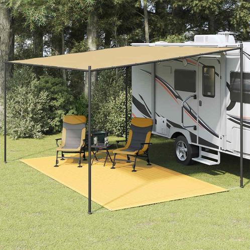 vidaXL Tenttapijt 200x400 cm beige, Caravans en Kamperen, Tentaccessoires, Nieuw, Verzenden