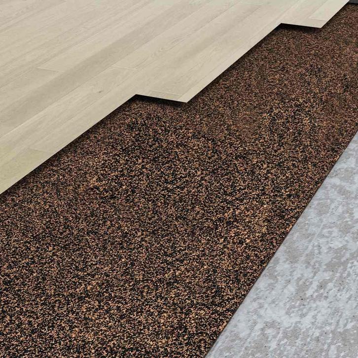 vidaXL Kurk op rol 100x200 cm 2 mm rubber, Doe-het-zelf en Bouw, Isolatie en Afdichting, Nieuw, Verzenden