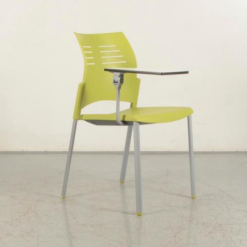 Zaalstoel Actiu SPACIO - Groen - Incl. schrijftablet, Huis en Inrichting, Stoelen, Gebruikt, Ophalen of Verzenden