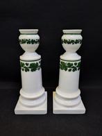 Meissen - Kandelaar Set van 2 kandelaars, hoogte 15,0 cm,, Antiek en Kunst