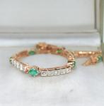 Zonder Minimumprijs - Armband - 9 kt. Geel goud - 4.62ct., Handtassen en Accessoires, Armbanden, Nieuw