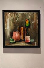 Lianne Schotman - Agapornis and Macaroons, Antiek en Kunst, Kunst | Schilderijen | Modern