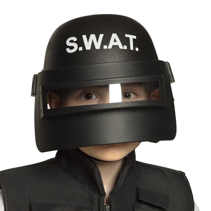 Kinderhelm Swat, Hobby en Vrije tijd, Feestartikelen, Nieuw, Verzenden