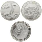 Congo, Somalië. 20 Francs / 100 Shillings / 5000 Francs, Postzegels en Munten