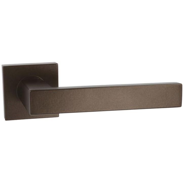 Deurklink op rozet METRO brons, Doe-het-zelf en Bouw, Hang- en Sluitwerk, Klink of Kruk, Nieuw, Overige materialen