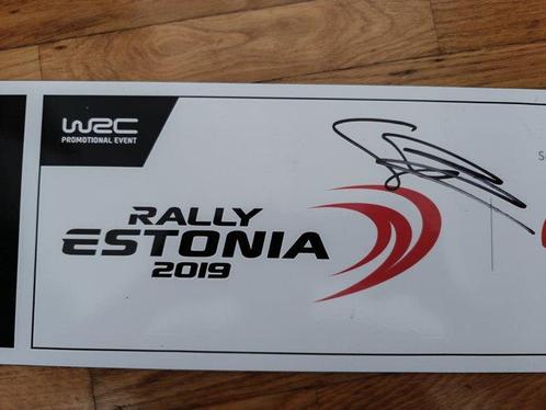Hyundai WRC - Wrc - Craig Breen - 2019 - Autocollants, Verzamelen, Automerken, Motoren en Formule 1