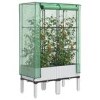 vidaXL Plantenbak verhoogd met kashoes 80x40x140 cm, Tuin en Terras, Verzenden, Nieuw