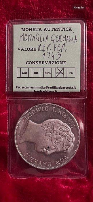 Duitsland. Medal 1984 dated Restrike / Doppeltaler 1848, Timbres & Monnaies, Monnaies & Billets de banque | Accessoires