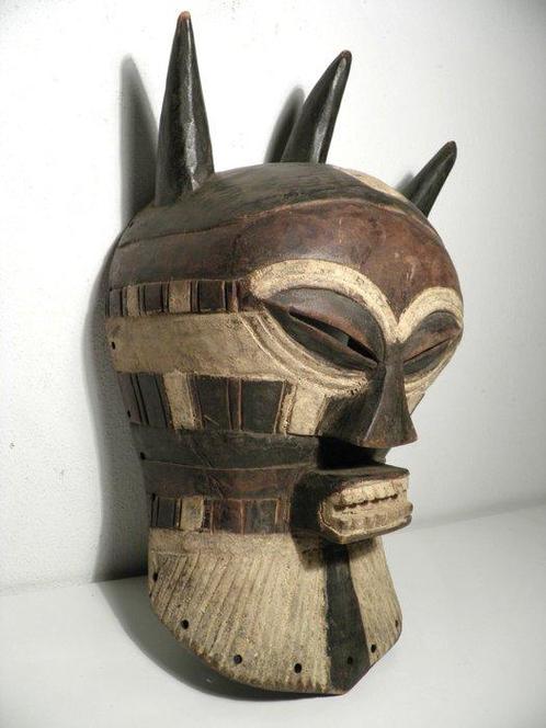 Masque tribal - Kifwebe - Tempa Songye - République, Antiquités & Art, Art | Art non-occidental