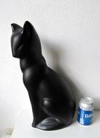 Beeld, Beeld zwarte kat - 42.5 cm - Keramiek