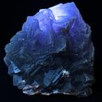 602 g massieve fluoriet „Cube“ – mysterieuze, mat, Verzamelen