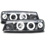 PHARES OPEL CALIBRA 90-98 ANGEL EYES CCFL FOND CHROMÉ, Auto-onderdelen, Verzenden, Nieuw