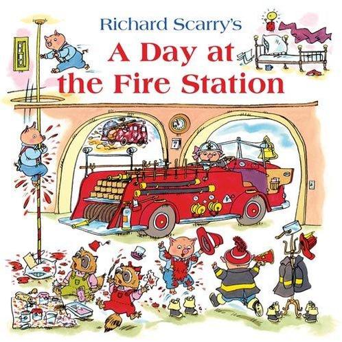 A Day at the Fire Station, Scarry, Richard, Boeken, Overige Boeken, Zo goed als nieuw, Verzenden