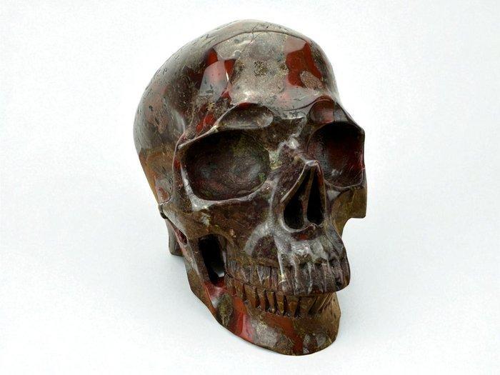 Dragon blood schedel museumkwaliteit Gesneden schedel -, Antiek en Kunst, Curiosa en Brocante