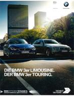 2016 BMW 3 SERIE BROCHURE DUITS, Nieuw