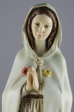 A. Santini - Beeldje - 41cm - Maria Rosa Mystica - Hout,, Antiek en Kunst