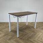 zit-sta elektrisch bureau 160x80 cm,  tobacco -wit, Huis en Inrichting, Bureaus, Elektrisch, Gebruikt, Stabureau