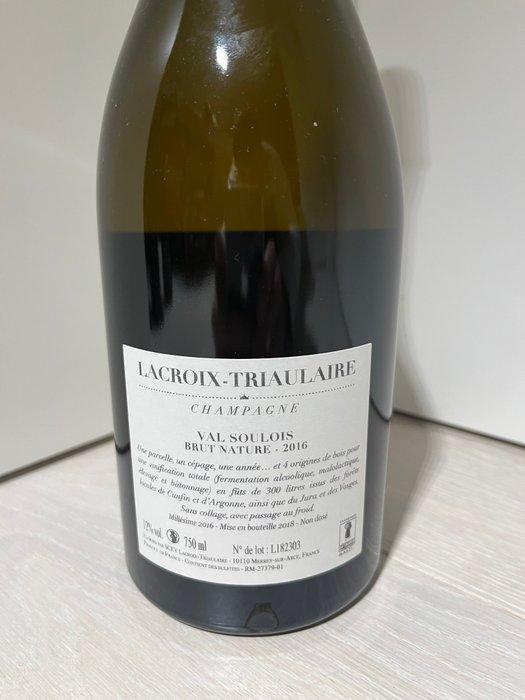 2016 Lacroix-Triaulaire, Val Soulois - Champagne Brut Nature, Collections, Vins