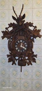 Koekoeksklok - lindehout, smeedijzer, messing - 1850-1900 -, Antiek en Kunst