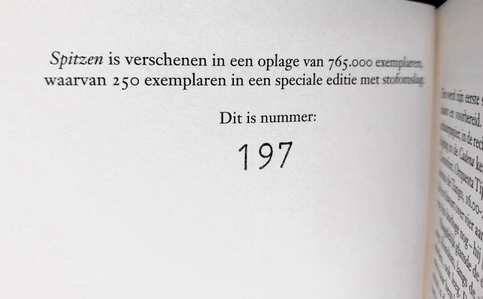 Boekenweek; Thomas Rosenboom - Spitzen (Luxe, genummerde, Antiquités & Art, Antiquités | Livres & Manuscrits