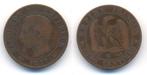 5 Centimes 1857 W Lille Frankreich: Napoleon Iii, 1852-1870, Verzenden, België