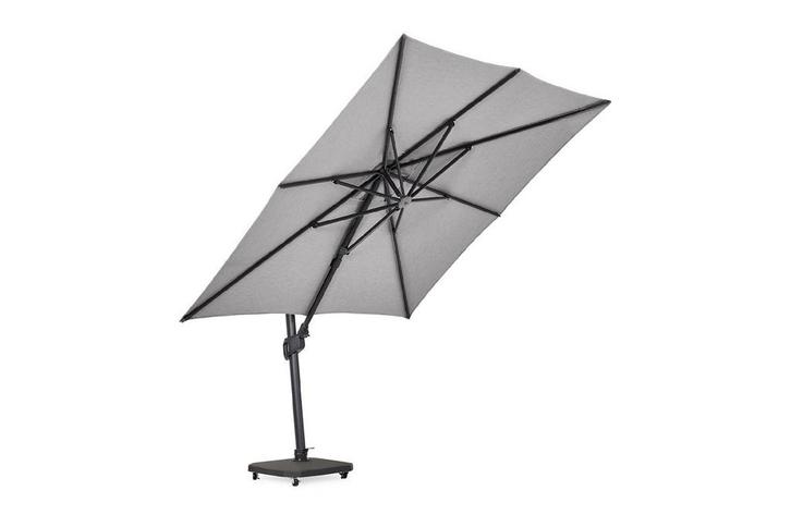Suns Palmoli parasol 300 x 400 cm carbon light grey |, Tuin en Terras, Tuinsets en Loungesets