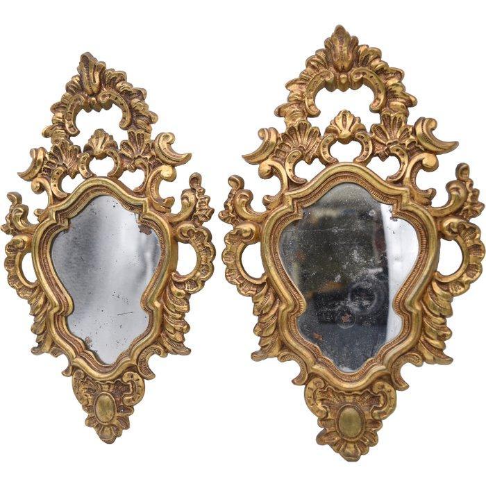 Spiegel (2)- Late barok - Brons, Antiek en Kunst, Antiek | Overige Antiek