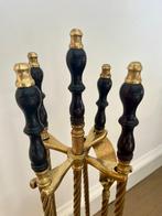 Large fireplace set - Accessoire de cheminée - Laiton - avec