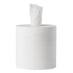 Centrefeed handdoekrollen wit | 6 stuks | 1 laags  |Jantex, Verzenden, Nieuw in verpakking