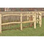 Piquet de prairie york 3 en bois dacacia avec 2x2 fentes