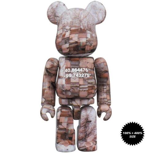 Medicom Toy Be@rbrick - 400% & 100% Bearbrick set - Nebraska, Antiek en Kunst, Kunst | Schilderijen | Modern
