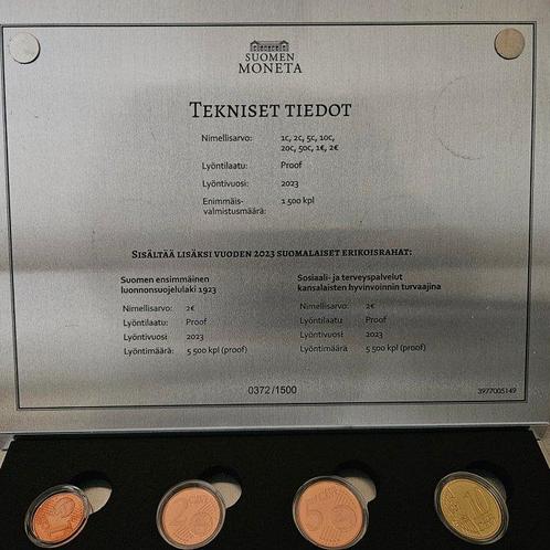 Finland. Proof Set 2023 (Zonder Minimumprijs), Postzegels en Munten, Munten | Europa | Euromunten