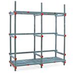 Gebruikte Stelling  B: 1700, D: 610, H: 1930 (mm) groen/rood