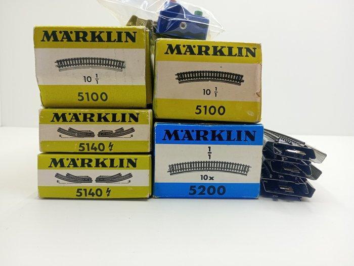 Märklin H0 - Modeltreinsporen (42) - M sporen - Gebogen, Hobby & Loisirs créatifs, Trains miniatures | HO