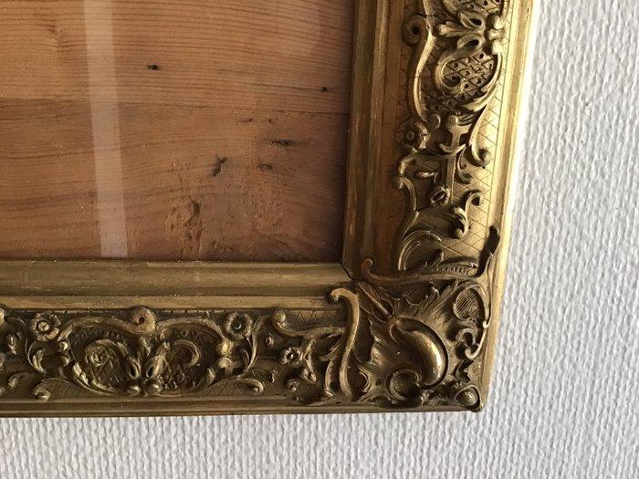 Fotolijst - Hout - Houten frame met achterwand, Antiquités & Art, Antiquités | Autres Antiquités