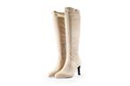 Manfield Laarzen in maat 41 Beige | 5% extra korting, Kleding | Dames, Schoenen, Hoge laarzen, Verzenden, Beige, Zo goed als nieuw