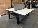 Herman Miller duo zit sta bureau, inclusief tussenscherm, Verzenden, In hoogte verstelbaar, Zo goed als nieuw, Stabureau