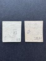 Nederland 1852 - Koning Willem III met halfrond Rotterdam en