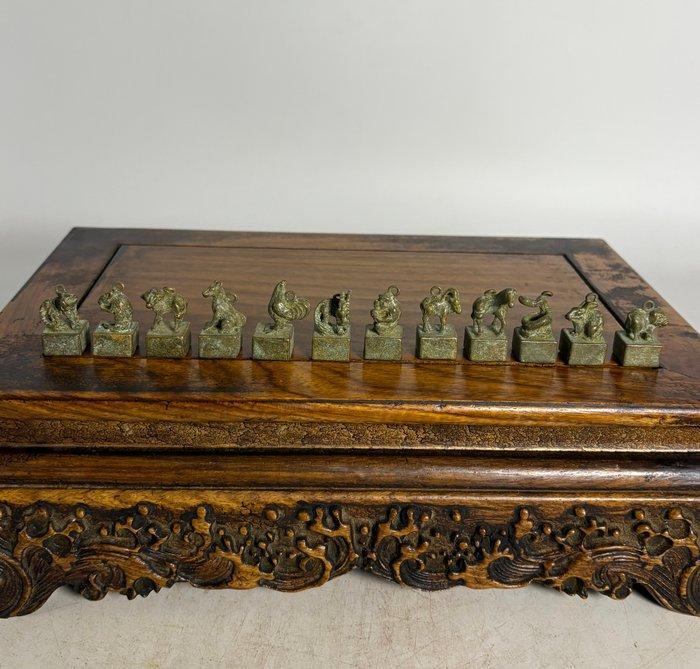 Boeddhistische objecten (12) - Brons, GRATIS VERZENDING -, Antiek en Kunst, Antiek | Overige Antiek